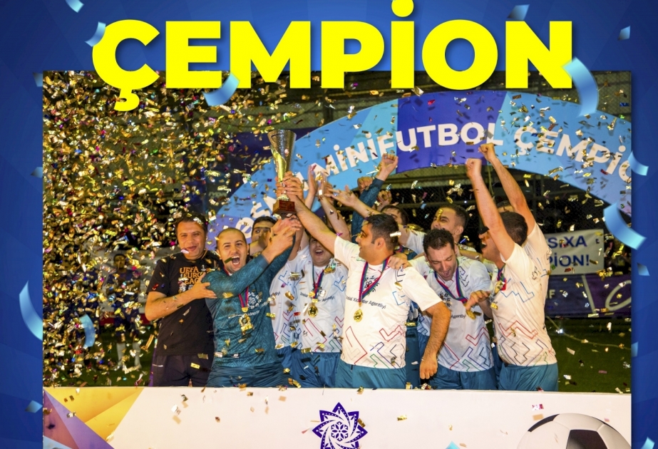 Ulu Öndər Heydər Əliyevin 100 illiyi münasibətilə keçirilən minifutbol çempionatı başa çatıb