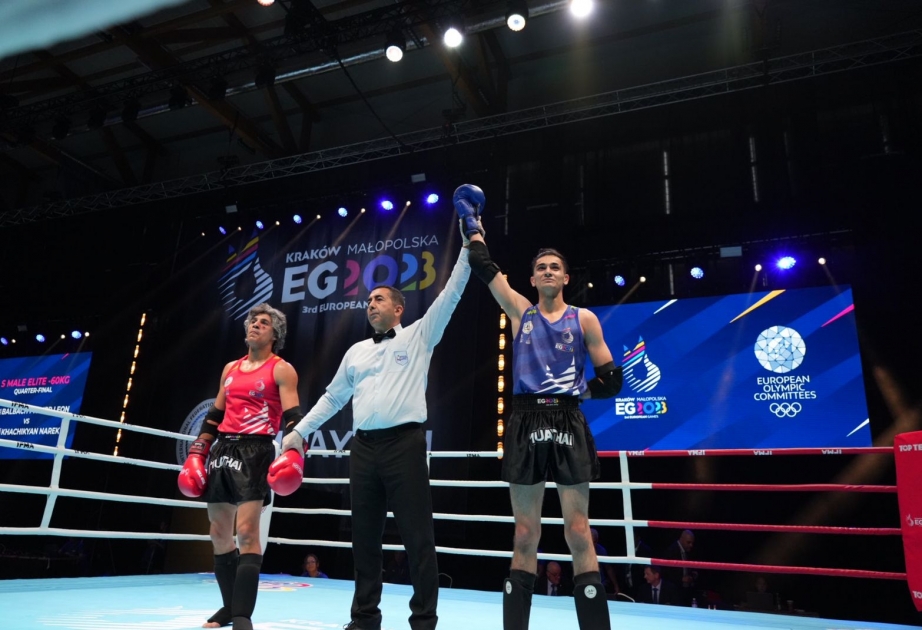 III Avropa Oyunları: Muay-tay döyüşçümüz Xəyal Əliyev özü üçün ən azı bürünc medalı təmin edib