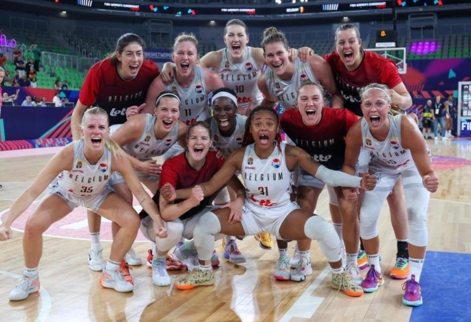 Belçikanın qadın basketbol komandası ilk dəfə Avropa çempionu olub