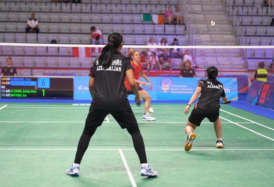 III Avropa Oyunları: Qadın badmintonçularımız qoşa yarışlara məğlubiyyətlə başlayıblar