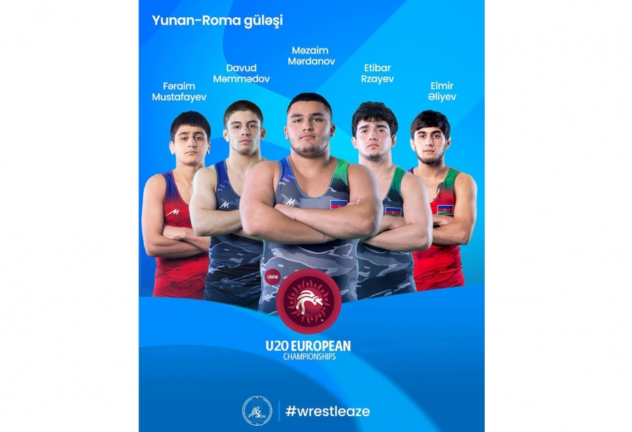 Üç güləşçimiz U-20 Avropa çempionatının finalına vəsiqə qazanıb