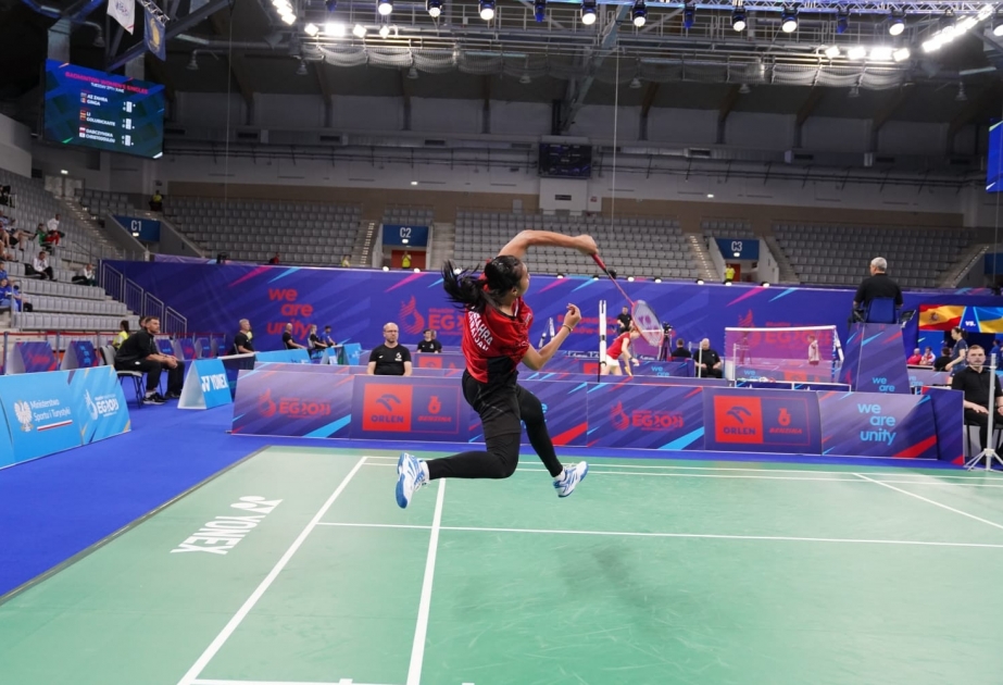 Badmintonçumuz Avropa Oyunlarında səkkizdəbir finala vəsiqəni təmin edib