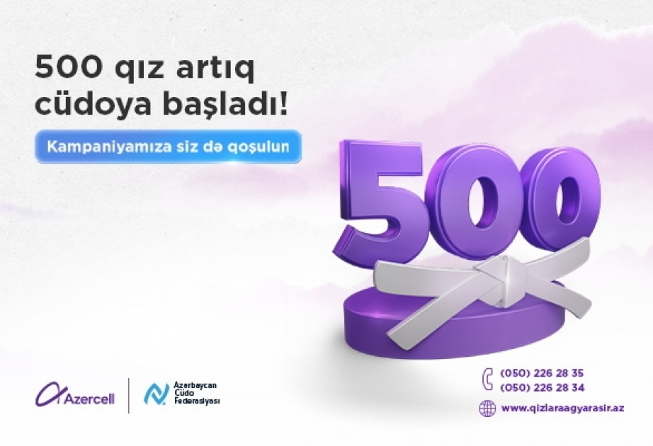 ®  500 qız cüdo ilə məşğul olmağa başladı