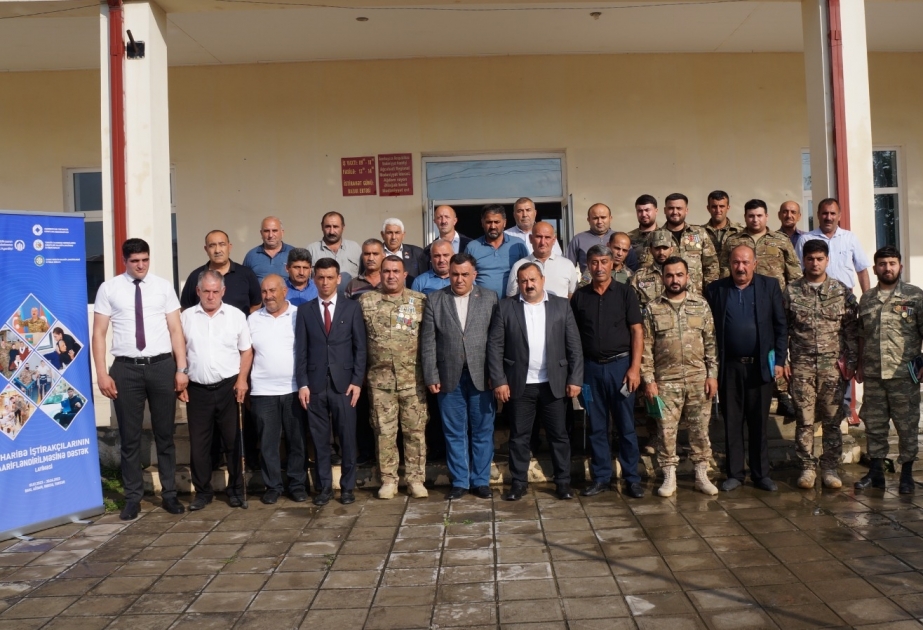“Müharibə iştirakçılarının maarifləndirilməsinə dəstək” layihəsi uğurla həyata keçirilir