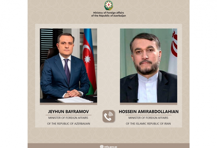 阿塞拜疆和伊朗两国外长讨论两国关系的现状
