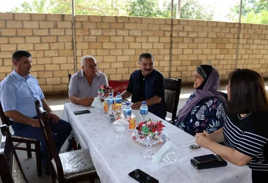 İmişlidə şəhid ailələri ziyarət olunub
