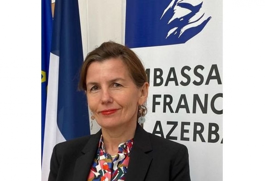 La Embajadora francesa en Azerbaiyán lamenta el ataque a los empleados de AzTV en Francia