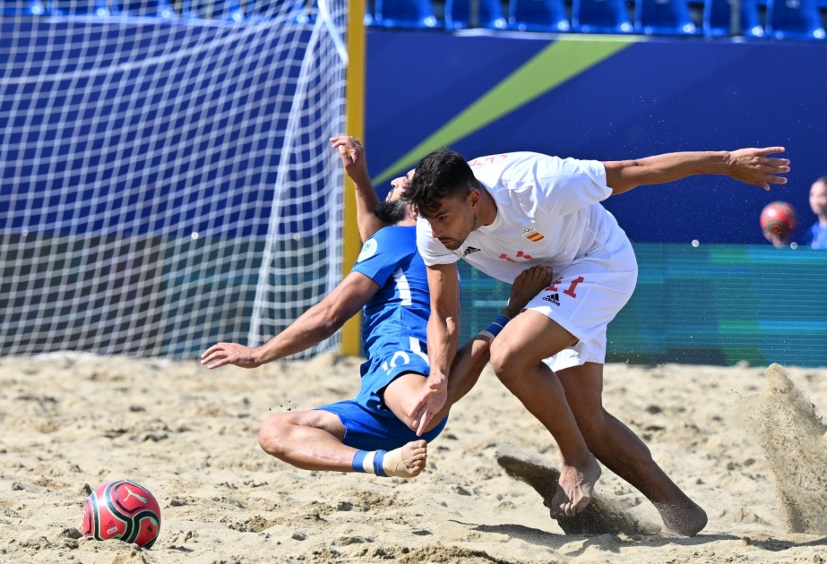 III Avropa Oyunları: Çimərlik futbolu üzrə millimiz İspaniya yığmasına məğlub olub