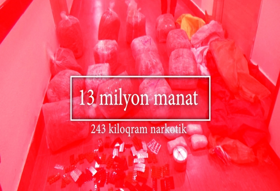 “Qara” bazarda dəyəri 13 milyon manatlıq narkotik vasitə dövriyyədən çıxarılıb VİDEO