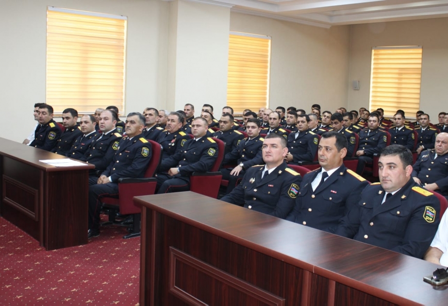Masallıda polis işçilərinin peşə bayramı qeyd olunub