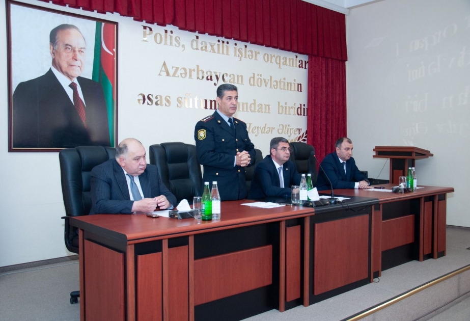 Xəzər rayonunda Azərbaycan polisinin yaranmasının 105 illiyi münasibətilə tədbir keçirilib