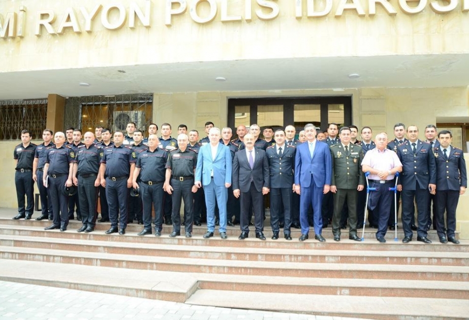 Polis əməkdaşları Vətən müharibəsində fədakarlıq göstəriblər