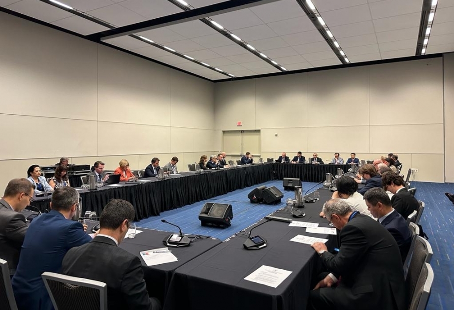 La delegación de Azerbaiyán asiste a la reunión ordinaria del Grupo "La Ruta de la Seda" de la AP de la OSCE