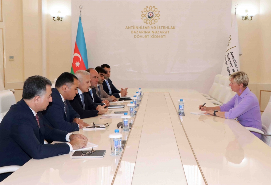 Dövlət Xidmətində Akkreditasiya üzrə Avropa Əməkdaşlığı Təşkilatının prezidenti ilə görüş olub