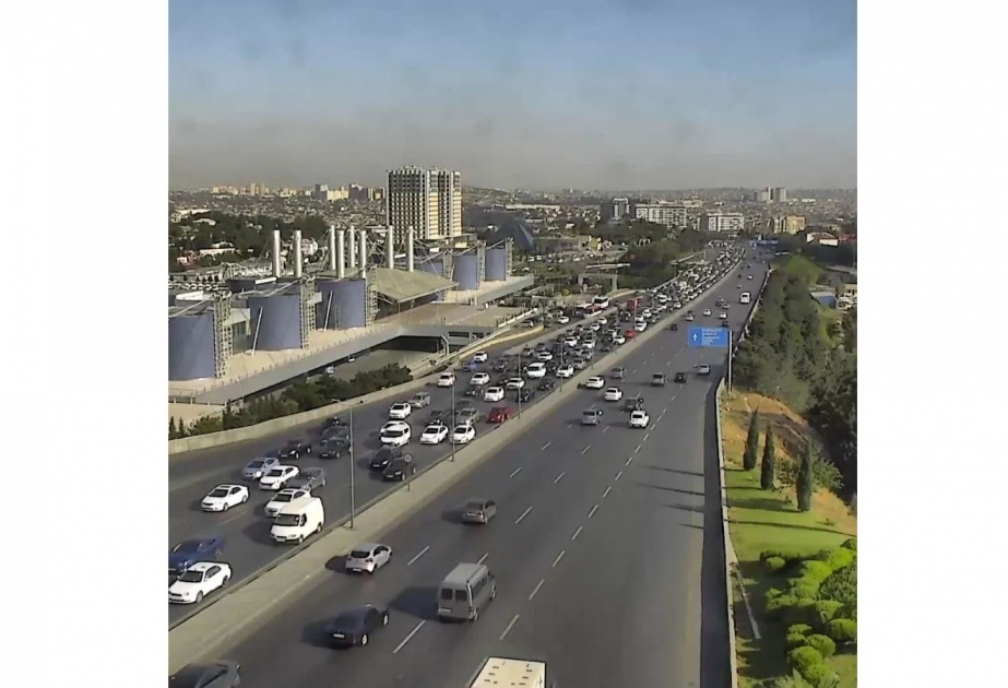 Bakıda hazırda sıxlıq müşahidə edilən yollar