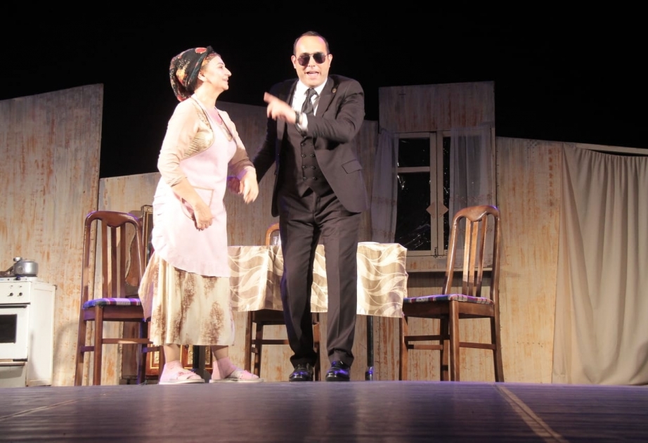 Sumqayıt Dövlət Dram Teatrı Bakıda çıxış edib