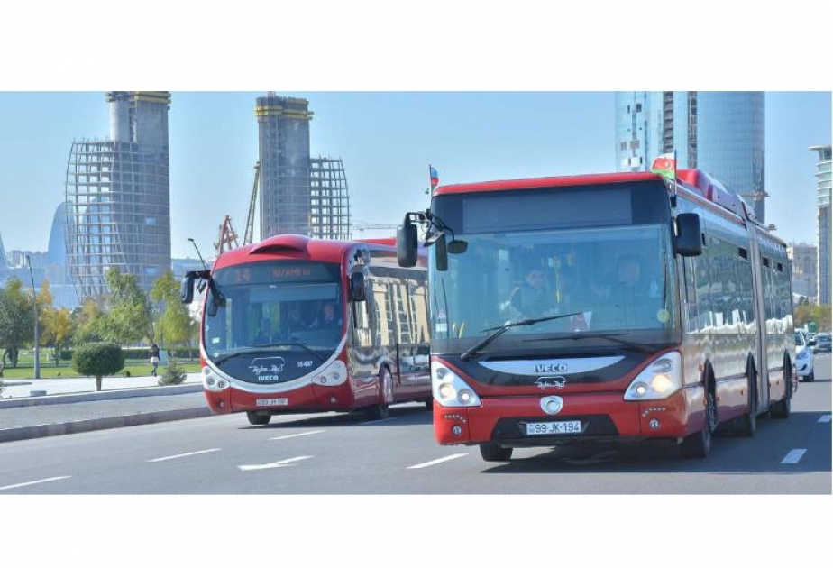 Paytaxtda avtobusların hərəkət intervalında gecikmələr müşahidə edilir