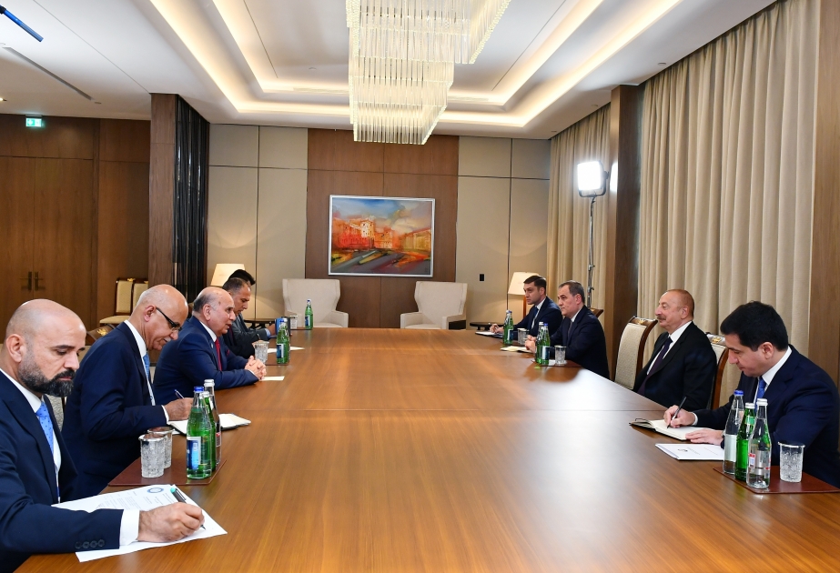 Präsident Ilham Aliyev empfängt stellvertretenden Ministerpräsidenten von Irak AKTUALISIERT VIDEO