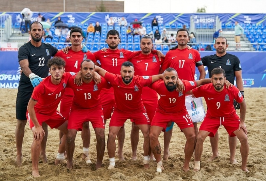 Bu gün çimərlik futbolu üzrə millimiz Moldova yığması ilə qarşılaşacaq