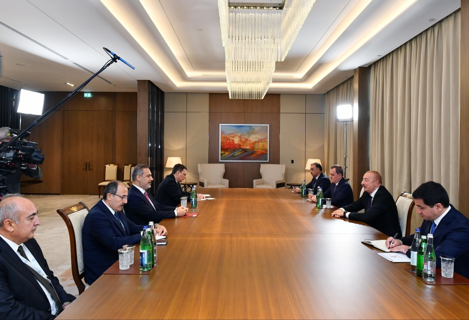 President Ilham Aliyev received Foreign Minister of Türkiye VIDEO