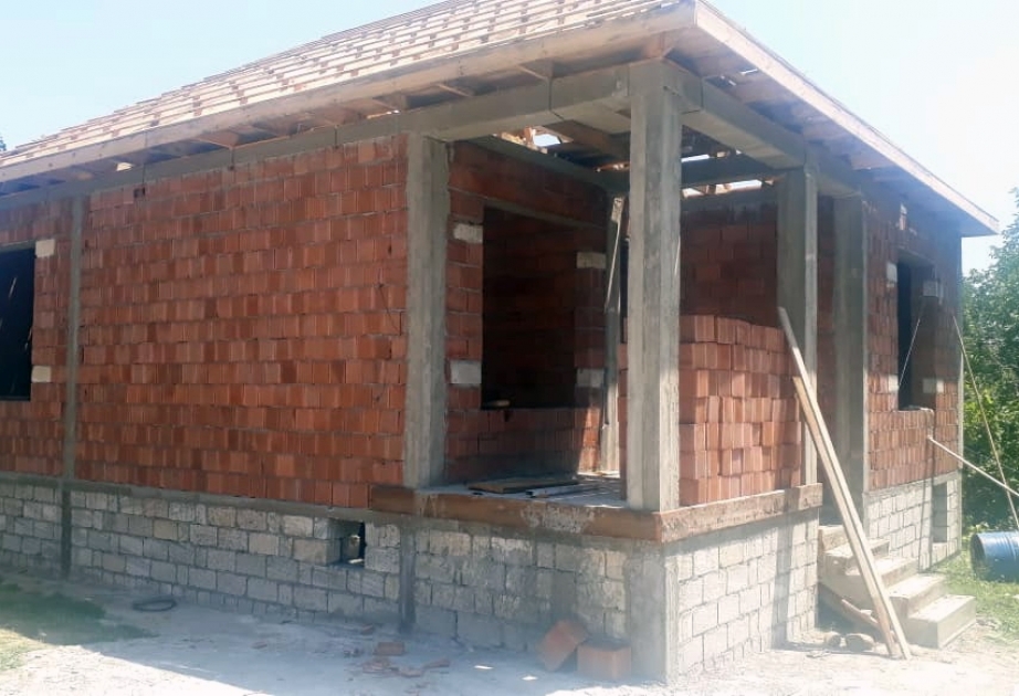Masallıda şəhid ailələri üçün evlər tikilir