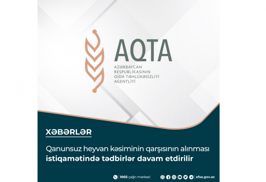 On heyvan kəsimi və ət satışı məntəqəsi ilə əlaqədar tədbir görülüb