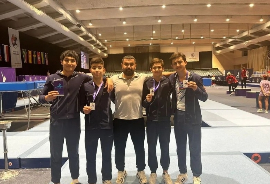Azerbaijani trampoline gymnastics team claim silver at Scalabis Cup