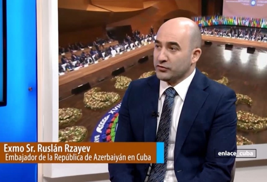 En la televisión cubana se habla sobre la presidencia de Azerbaiyán en el MNOAL