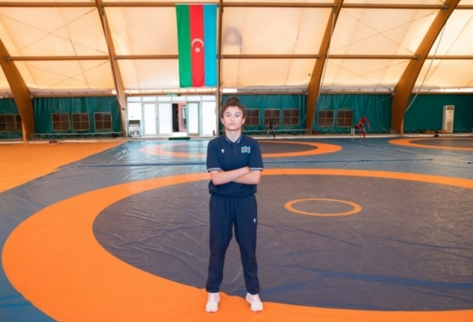 Azerbaijan`s female wrestler reaches final of U15 European Championships