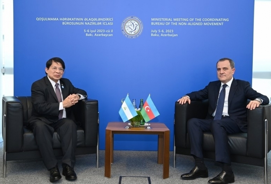 Rencontre du ministre azerbaïdjanais des Affaires étrangères avec son homologue nicaraguayen
