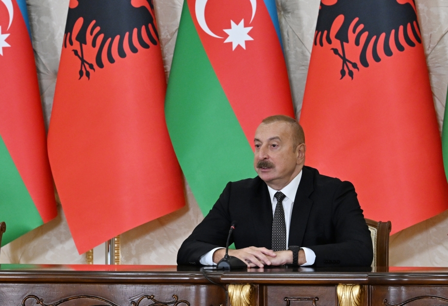 Presıdent Ilham Aliyev expressed gratitude to Albania for supporting Azerbaijan in organizations where the country is not present