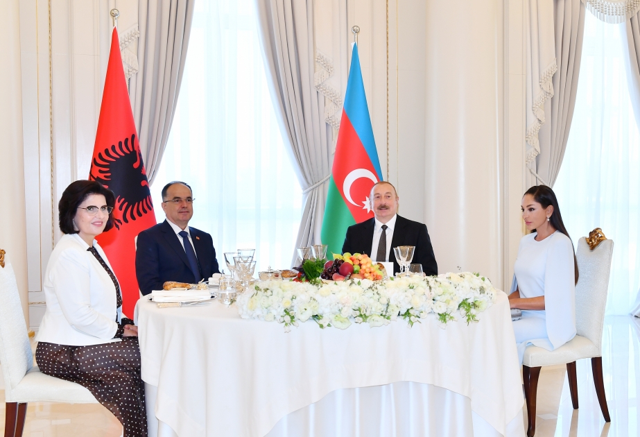 Official lunch was hosted in honor of President of Albania VIDEO