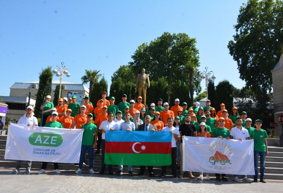 Tərtərdə gənclərin vətənpərvərlik düşərgəsi fəaliyyətə başlayıb