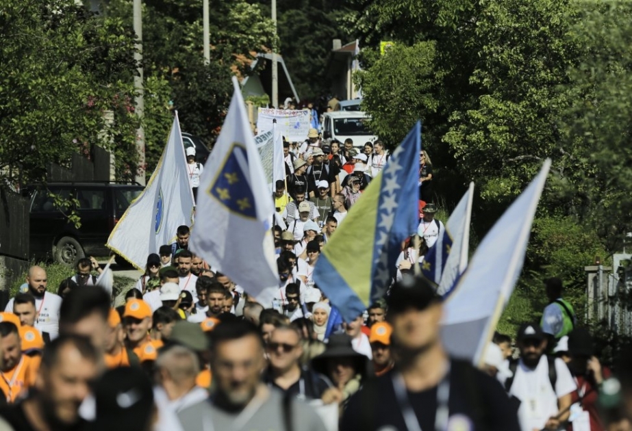 Srebrenitsa soyqırımının ildönümü ilə əlaqədar “Sülh yürüşü” başlayıb