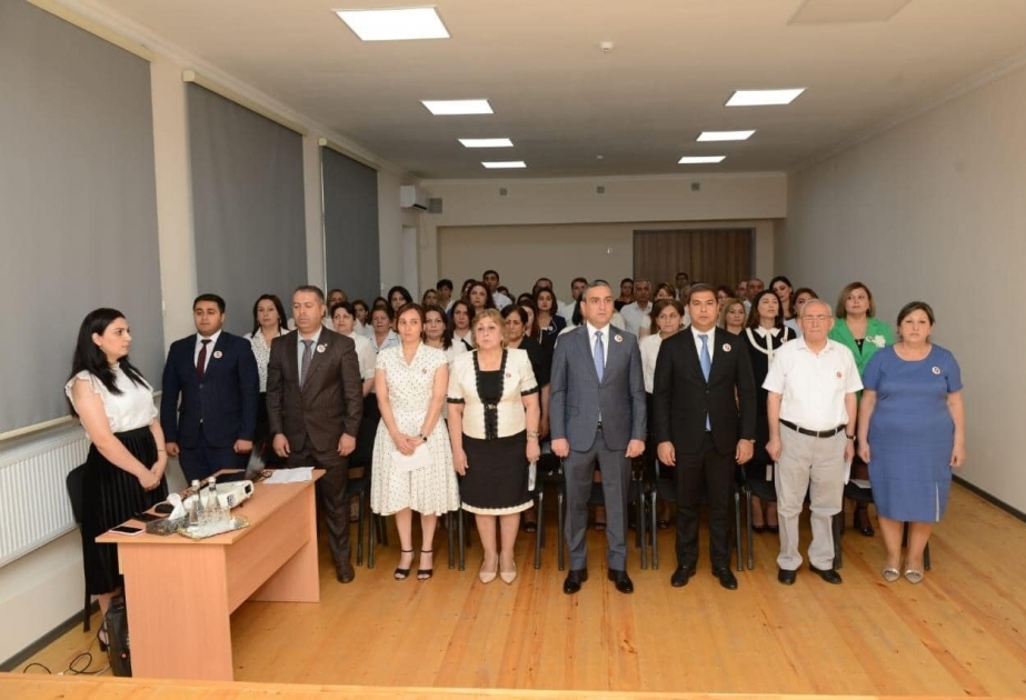Yevlaxda Ulu Öndərin 100 illiyi münasibətilə elmi seminar keçirilib