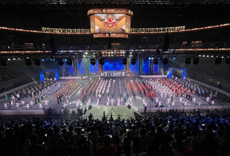 Astanada keçirilən hərbi-musiqi festivalı başa çatıb