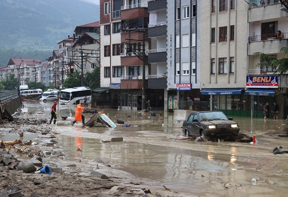 Türkiyənin Düzcə və Zonquldak bölgələrində daşqınlar baş verib