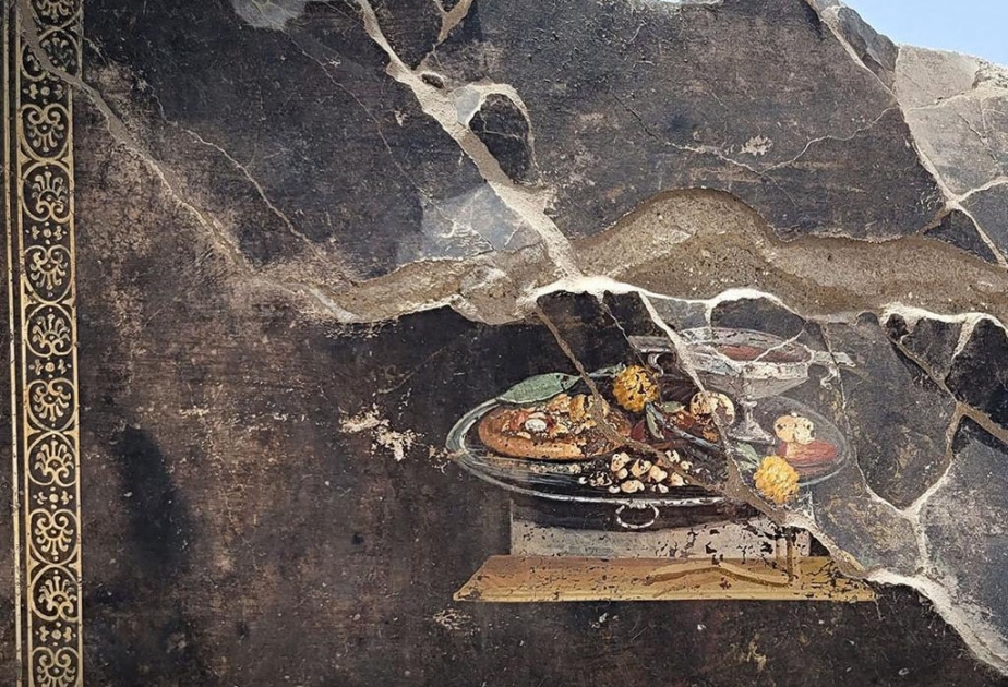 Археологи обнаружили в Италии древнюю фреску с изображением пиццы
