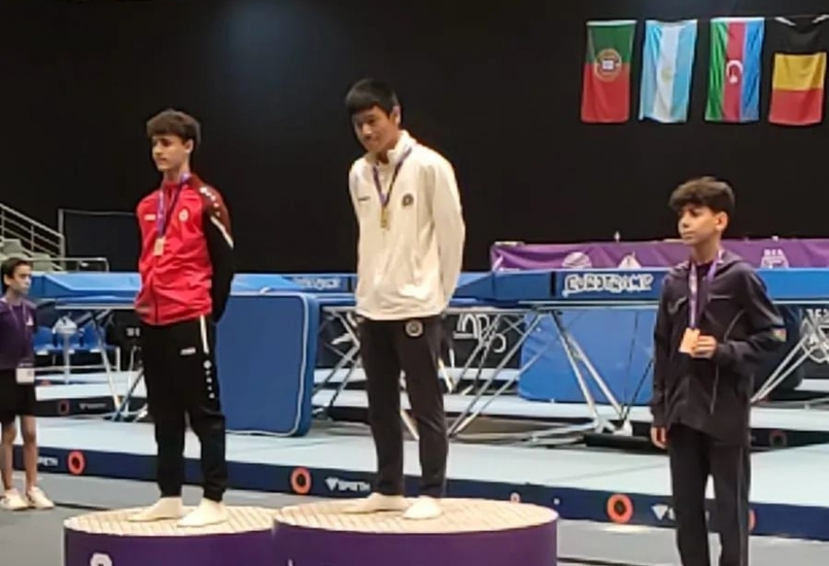 Batut gimnastlarımız Portuqaliyadan üç medalla qayıdıblar