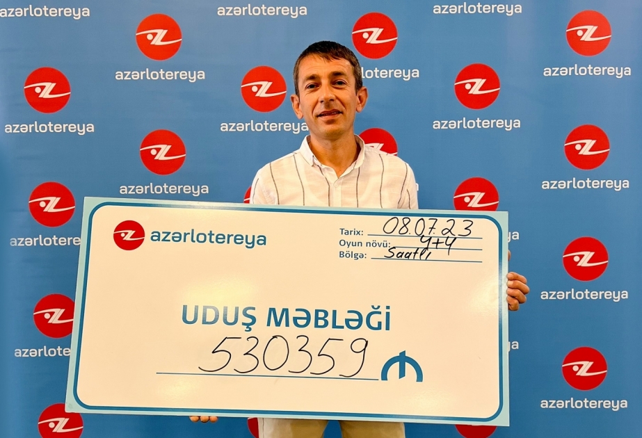 ® Yarım milyon manatlıq cekpotu Saatlı sakini qazandı