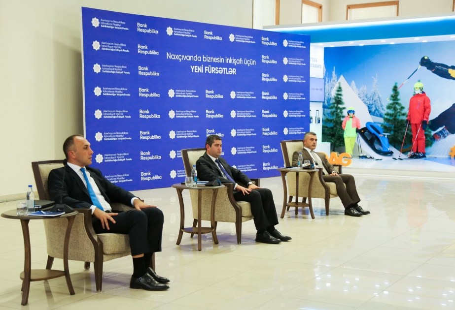 Sahibkarlığın İnkişafı Fondunun nümayəndə heyəti Naxçıvanda sahibkarlarla görüşüb