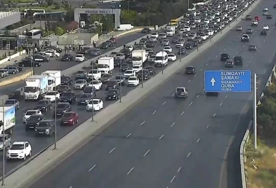 Bakıda hazırda sıxlıq müşahidə edilən yollar