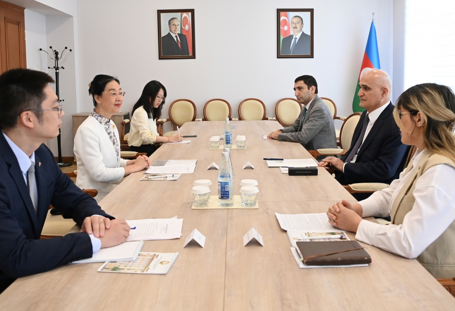 Azərbaycanla Çin arasında müxtəlif sahələrdə əməkdaşlığın genişləndirilməsi perspektivləri müzakirə olunub