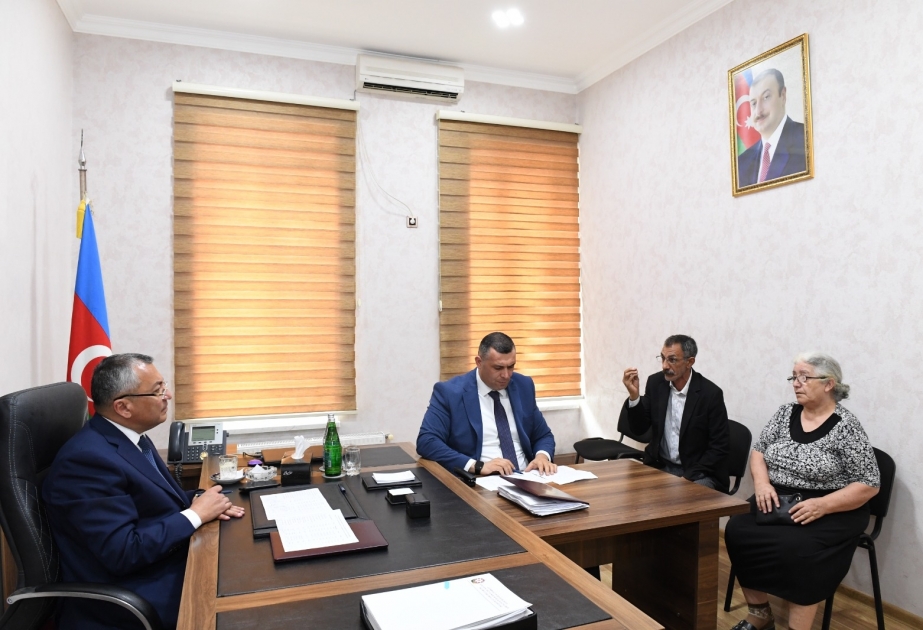 Keçmiş məcburi köçkünlərin müraciətləri dinlənilib