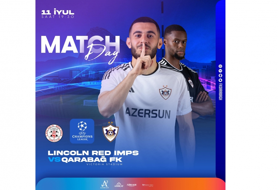 “Qarabağ” klubu UEFA Çempionlar Liqasında ilk oyununa çıxıb