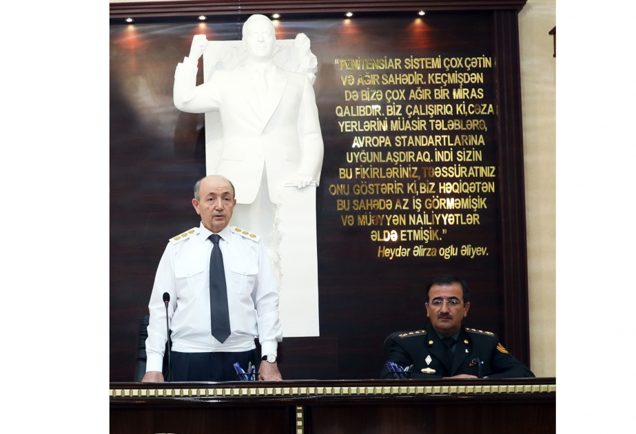 Penitensiar Xidmətin yeni rəisi kollektivə təqdim olunub