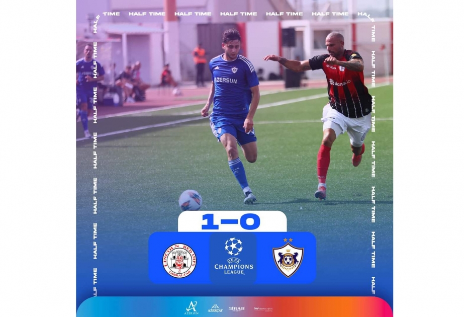 “Linkoln” – “Qarabağ” matçının birinci hissəsi başa çatıb