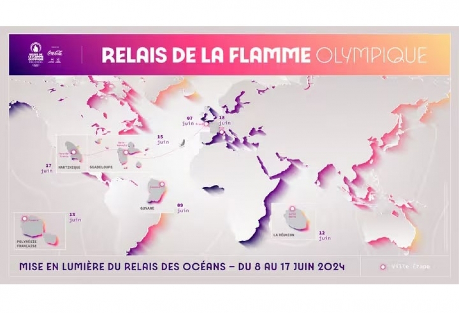 Paris-2024 Olimpiya məşəlinin marşrutu açıqlanıb
