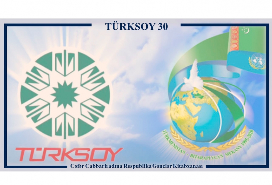 Kitabxanada TÜRKSOY-un yaranmasının 30 illiyi münasibətilə silsilə materiallar hazırlanıb