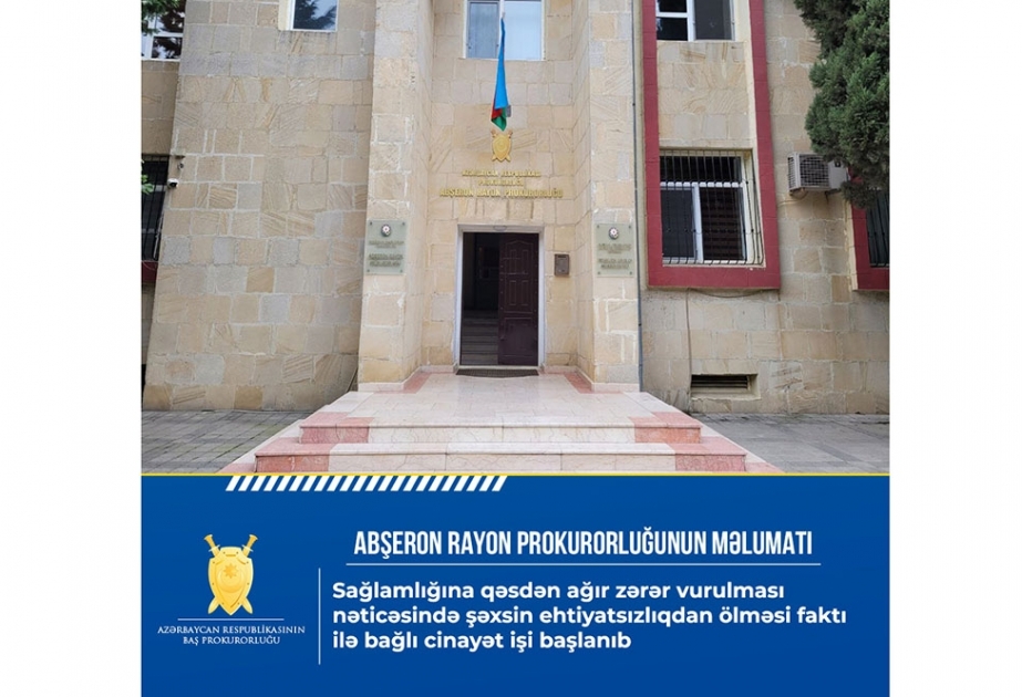Novxanıda qonşusunu öldürən şəxslə bağlı cinayət işi başlanıb